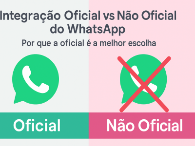 Integração Oficial vs. Não Oficial do WhatsApp: Entenda as Diferenças