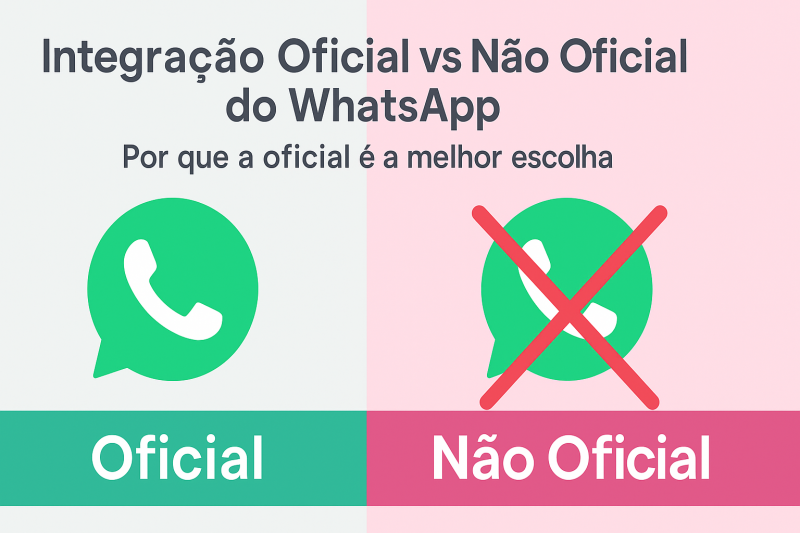 Integração Oficial vs. Não Oficial do WhatsApp: Entenda as Diferenças