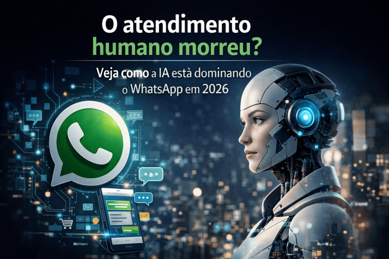 O atendimento humano morreu? Veja como a IA está dominando o WhatsApp em 2026