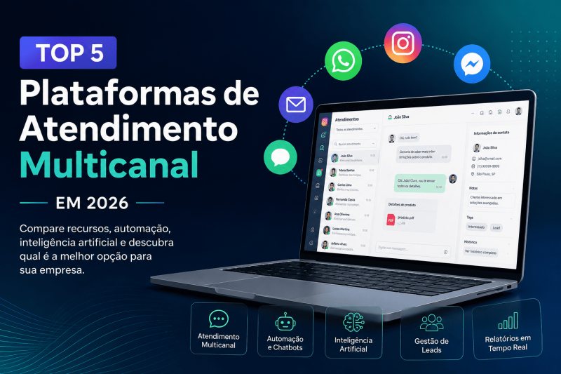 Top 5 Melhores Plataformas de Atendimento Multicanal em 2026